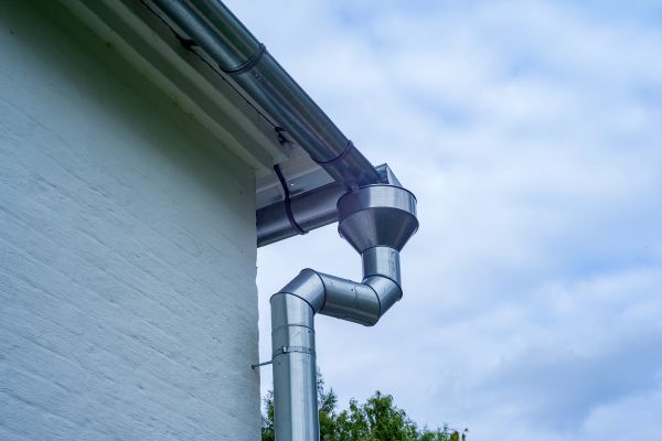 Metal Downspout Replacement in Longmont