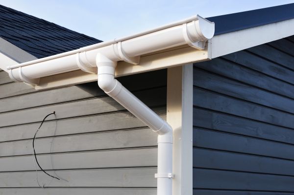 PVC Rain Gutter Installation in Longmont