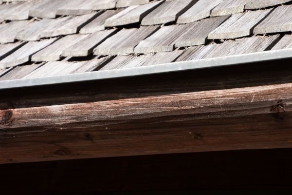 Wood Rain Gutter Installation in Longmont